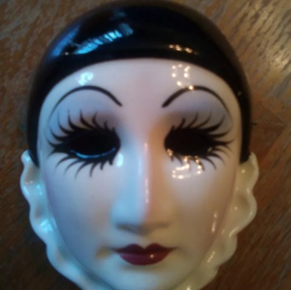 New Orleans Fancy Faces porcelain mask face